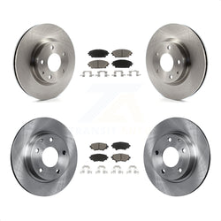 Front Rear Disc Brake Rotors And Ceramic Pads Kit For Mazda 3 Sport 2.5L K8C-101440