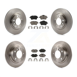 Front Rear Disc Brake Rotors And Ceramic Pads Kit For Mini Cooper Countryman Paceman K8C-101442