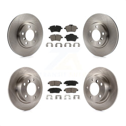 Front Rear Disc Brake Rotors And Ceramic Pads Kit For Mini Cooper Countryman Paceman K8C-101444