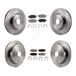 Front Rear Disc Brake Rotors And Ceramic Pads Kit For Subaru Tribeca B9 K8C-101460