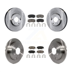 Front Rear Disc Brake Rotors And Ceramic Pads Kit For 2007-2009 Kia Amanti K8C-101477