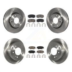 Front Rear Disc Brake Rotors And Ceramic Pads Kit For 2012-2013 Kia Soul K8C-101480