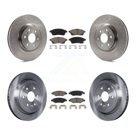 Front Rear Disc Brake Rotors And Ceramic Pads Kit For Cadillac SRX Saab 9-4X K8C-101488 by Transit Auto