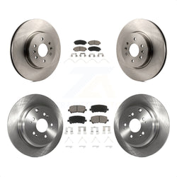 Front Rear Disc Brake Rotors And Ceramic Pads Kit For 2011-2014 Honda Odyssey K8C-101491