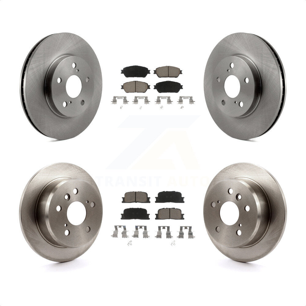 Front Rear Disc Brake Rotors And Ceramic Pads Kit For Toyota Camry Lexus ES300 K8C-101502 by Transit Auto