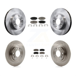 Front Rear Disc Brake Rotors And Ceramic Pads Kit For 2016-2018 Mazda CX-3 FWD K8C-101510