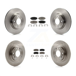 Front Rear Disc Brake Rotors And Ceramic Pads Kit For 2016-2018 Mazda CX-3 AWD K8C-101511