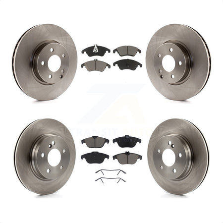 Front Rear Disc Brake Rotors And Ceramic Pads Kit For Mercedes-Benz E350 C300 C350 K8C-101606 by Transit Auto