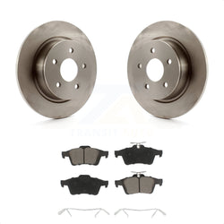 Rear Disc Brake Rotors And Ceramic Pads Kit For Ford Escape Connect C-Max K8C-101630
