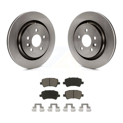 Rear Disc Brake Rotors And Ceramic Pads Kit For Volvo S60 XC70 S80 V60 V70 K8C-101632