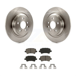 Rear Disc Brake Rotors And Ceramic Pads Kit For Volvo S60 XC70 S80 V60 Cross Country V70 K8C-101633