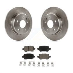 Rear Disc Brake Rotors And Ceramic Pads Kit For Chevrolet Cruze Volt Bolt EV EUV K8C-101642