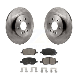 Rear Disc Brake Rotors And Ceramic Pads Kit For Chevrolet Uplander Buick Terraza Pontiac Montana Saturn Relay K8C-101655