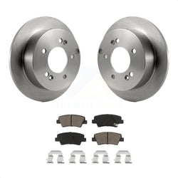 Rear Disc Brake Rotors And Ceramic Pads Kit For Hyundai Sonata 2.4L K8C-101668