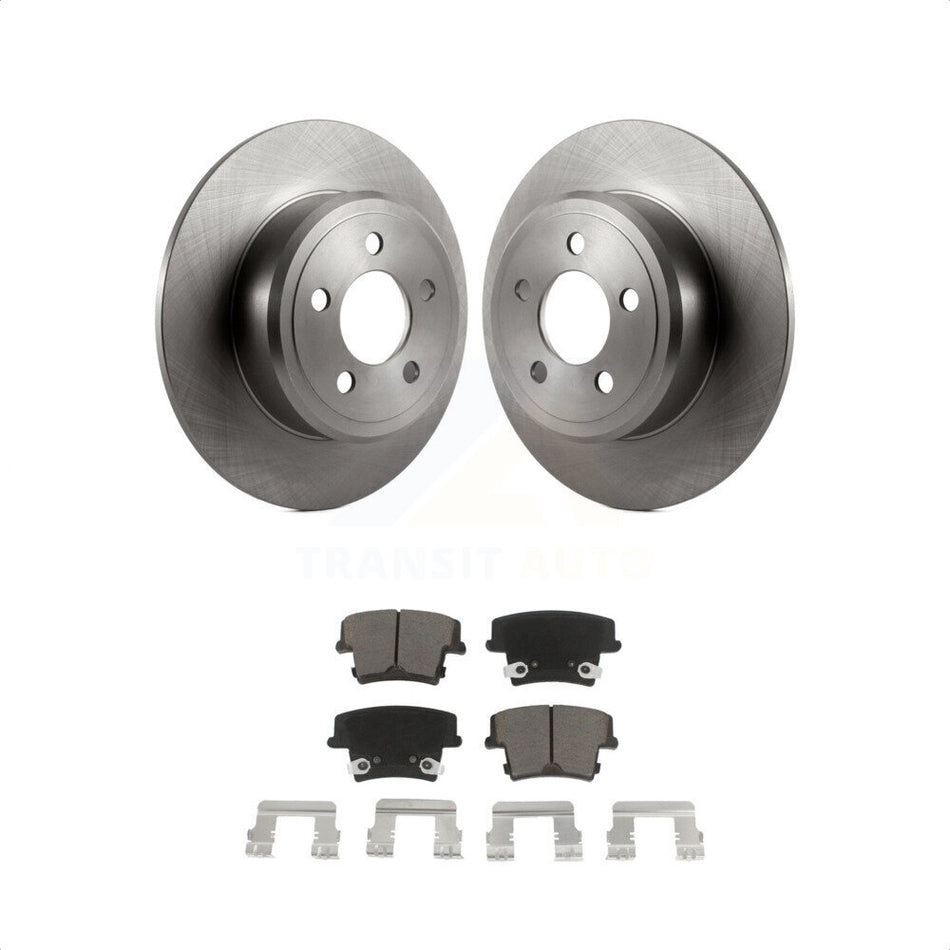 Rear Disc Brake Rotors And Ceramic Pads Kit For Dodge Charger Chrysler 300 Challenger Magnum Avenger K8C-101679 by Transit Auto