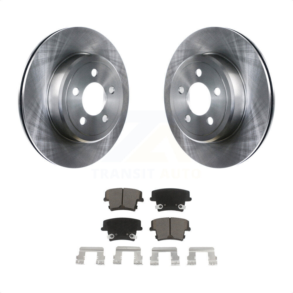 Rear Disc Brake Rotors And Ceramic Pads Kit For Dodge Charger Chrysler 300 Challenger Magnum K8C-101681 by Transit Auto