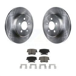 Rear Disc Brake Rotors And Ceramic Pads Kit For Dodge Charger Chrysler 300 Challenger Magnum K8C-101681