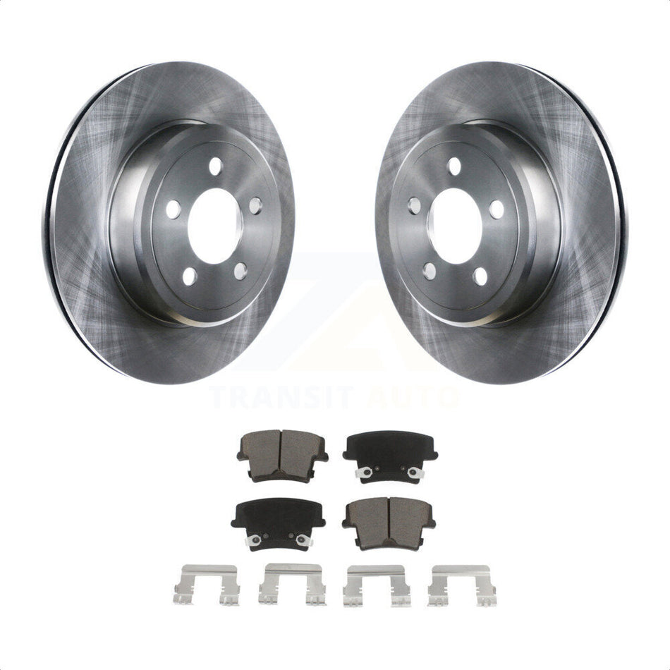 Rear Disc Brake Rotors And Ceramic Pads Kit For Dodge Charger Chrysler 300 Challenger Magnum K8C-101681 by Transit Auto