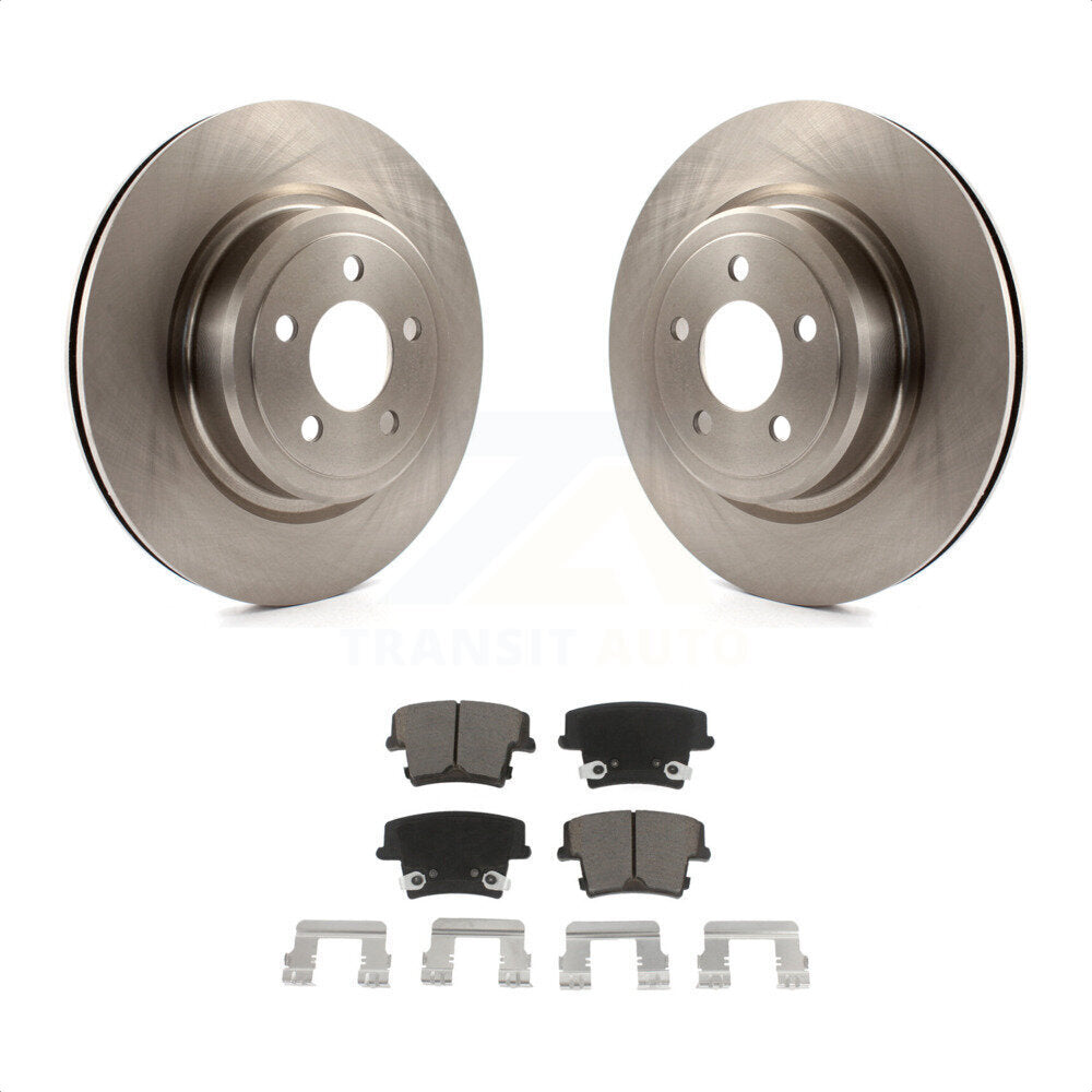 Rear Disc Brake Rotors And Ceramic Pads Kit For Dodge Charger Magnum K8C-101682 by Transit Auto