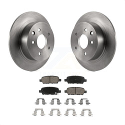 Rear Disc Brake Rotors And Ceramic Pads Kit For Nissan Altima Sentra Maxima Juke K8C-101695