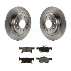 Rear Disc Brake Rotors And Ceramic Pads Kit For 2016-2019 Buick Envision With 288mm Diameter Rotor K8C-101698