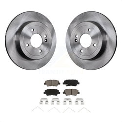 Rear Disc Brake Rotors And Ceramic Pads Kit For Hyundai Accent Kia Rio K8C-101706
