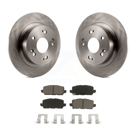 Rear Disc Brake Rotors And Ceramic Pads Kit For 2016-2022 Honda HR-V K8C-101710 by Transit Auto