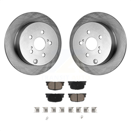 Rear Disc Brake Rotors And Ceramic Pads Kit For 2005-2010 Scion tC K8C-101714 by Transit Auto