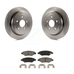 Rear Disc Brake Rotors And Ceramic Pads Kit For Chevrolet Camaro Cadillac CTS K8C-101716