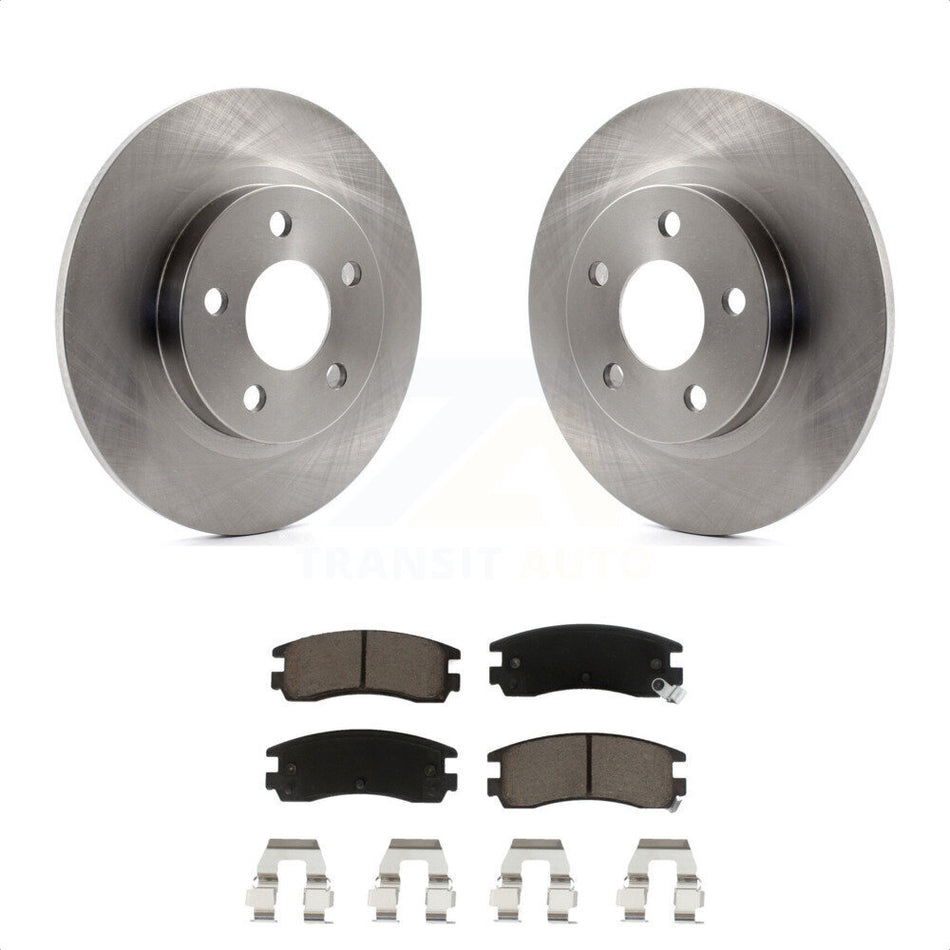 Rear Disc Brake Rotors And Ceramic Pads Kit For Cadillac DeVille Buick Park Avenue Seville Pontiac Bonneville K8C-101726 by Transit Auto