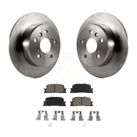 Rear Disc Brake Rotors And Ceramic Pads Kit For 2001-2003 Toyota Highlander FWD K8C-101734 by Transit Auto