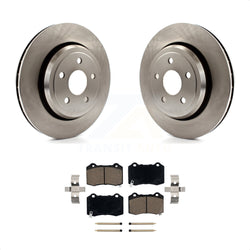 Rear Disc Brake Rotors And Ceramic Pads Kit For Jeep Grand Cherokee Dodge Durango K8C-101743