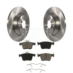 Rear Disc Brake Rotors And Ceramic Pads Kit For Volkswagen Tiguan Jetta Audi TT Quattro K8C-101756
