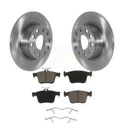 Rear Disc Brake Rotors And Ceramic Pads Kit For Volkswagen Jetta Taos K8C-101757