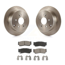 Rear Disc Brake Rotors And Ceramic Pads Kit For 2007-2009 Hyundai Santa Fe K8C-101760
