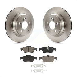 Rear Disc Brake Rotors And Ceramic Pads Kit For Mercedes-Benz E350 E320 E500 CLS550 E400 CLS500 CLS400 E550 E63 AMG K8C-101762
