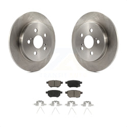 Rear Disc Brake Rotors And Ceramic Pads Kit For Toyota Corolla Prius Matrix Prime Pontiac Vibe Lexus CT200h Plug-In K8C-101763