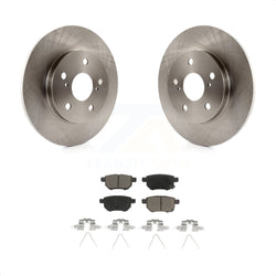 Rear Disc Brake Rotors And Ceramic Pads Kit For Scion xB Toyota Matrix Pontiac Vibe Corolla iM K8C-101765