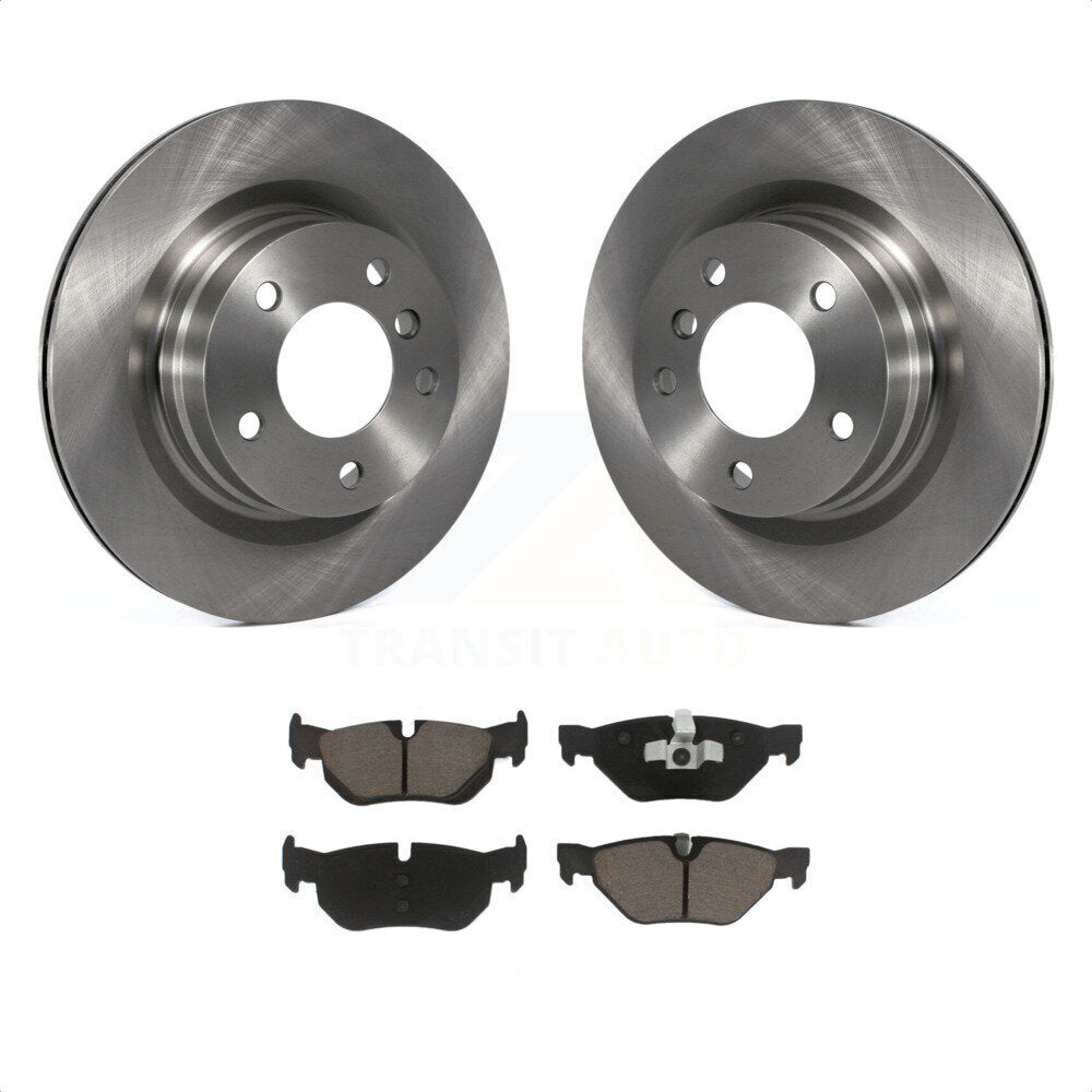 Rear Disc Brake Rotors And Ceramic Pads Kit For BMW 328i 325i 323i K8C-101775 by Transit Auto