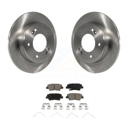 Rear Disc Brake Rotors And Ceramic Pads Kit For Hyundai Elantra Kia Soul Venue K8C-101782