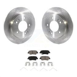 Rear Disc Brake Rotors And Ceramic Pads Kit For Hyundai Elantra Kia Niro Ioniq K8C-101783