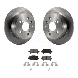 Rear Disc Brake Rotors And Ceramic Pads Kit For Toyota Camry Solara K8C-101788