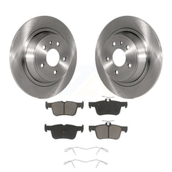 Rear Disc Brake Rotors And Ceramic Pads Kit For Ford Fusion Lincoln MKZ K8C-101789