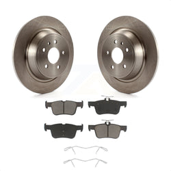 Rear Disc Brake Rotors And Ceramic Pads Kit For Ford Fusion Escape Lincoln MKC MKZ MKX Continental K8C-101790