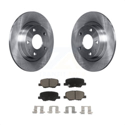 Rear Disc Brake Rotors And Ceramic Pads Kit For 2014-2015 Mazda 6 K8C-101796