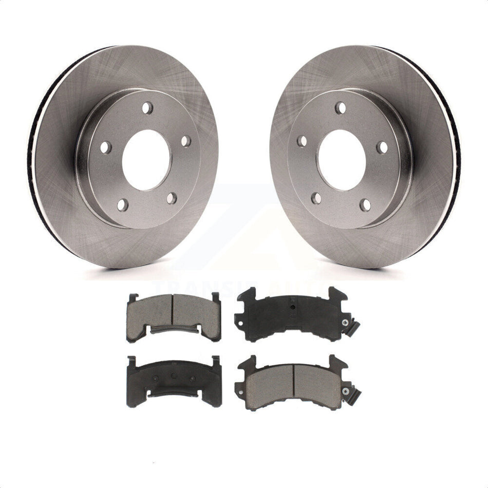 Rear Disc Brake Rotors And Ceramic Pads Kit For Cadillac Eldorado Buick Riviera Seville Oldsmobile Toronado K8C-101800 by Transit Auto