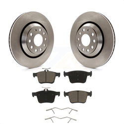 Rear Disc Brake Rotors And Ceramic Pads Kit For Volkswagen Atlas Audi Golf R S3 Q3 A3 Arteon TTS Quattro Cross Sport K8C-101801
