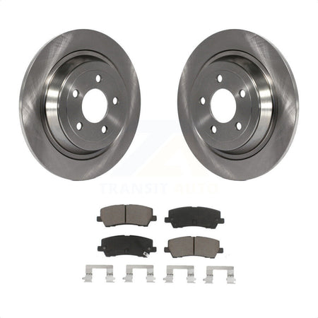 Rear Disc Brake Rotors And Ceramic Pads Kit For Ford Mustang K8C-101803 by Transit Auto