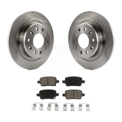 Rear Disc Brake Rotors And Ceramic Pads Kit For Chevrolet Equinox Malibu GMC Terrain Buick LaCrosse Regal TourX K8C-101808