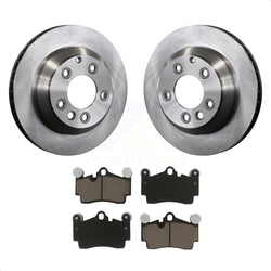 Rear Disc Brake Rotors And Ceramic Pads Kit For Audi Q7 Porsche Cayenne Volkswagen Touareg K8C-101813